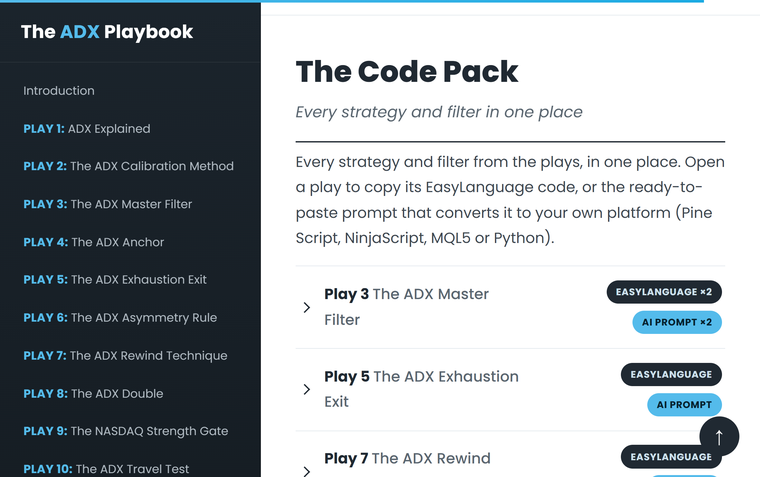 The Code Pack inside the playbook
