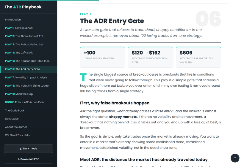The interactive online edition of The ATR Playbook