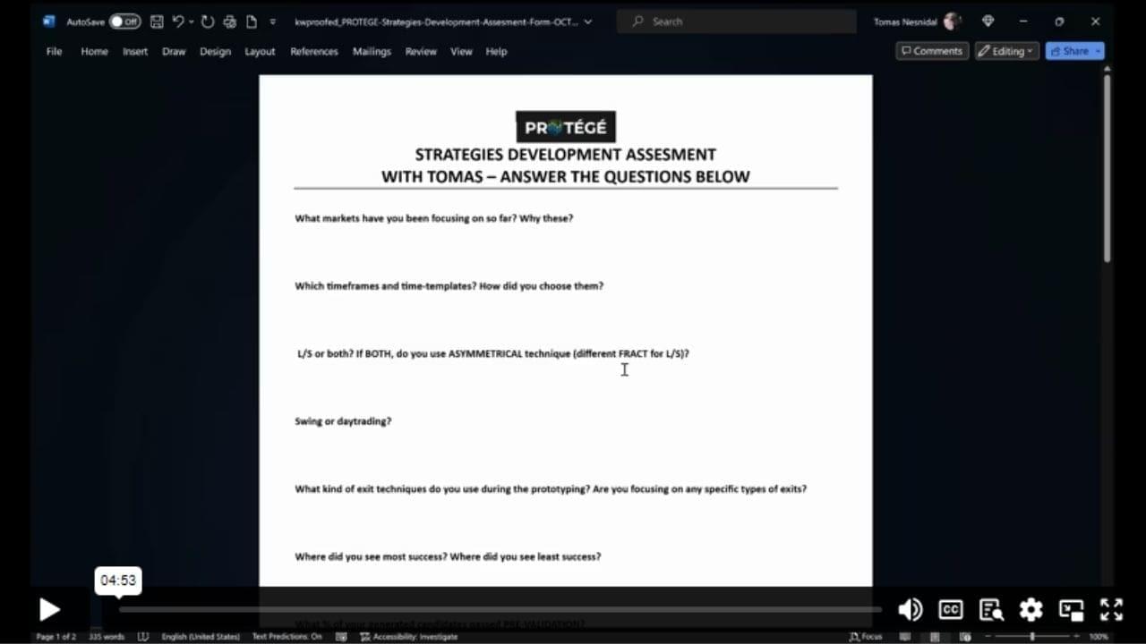 Custom Implementation Audit - Protégé Masters