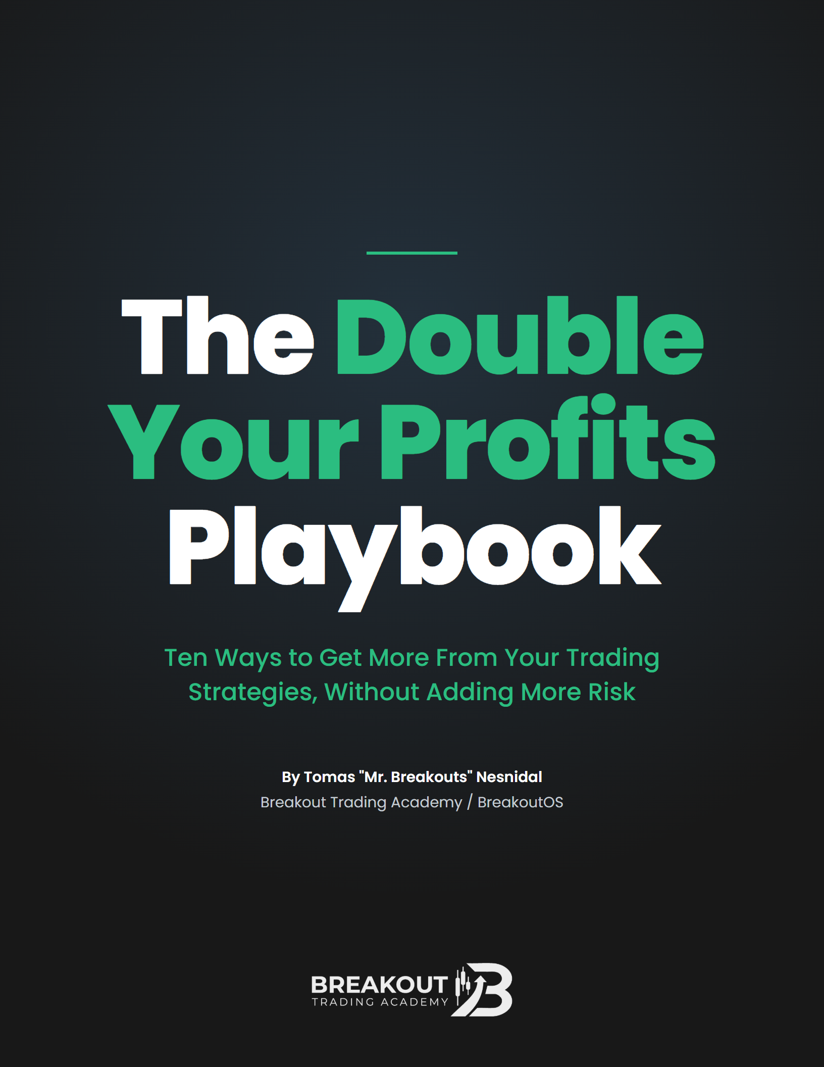The Double Your Profits Playbook by Tomas Nesnidal