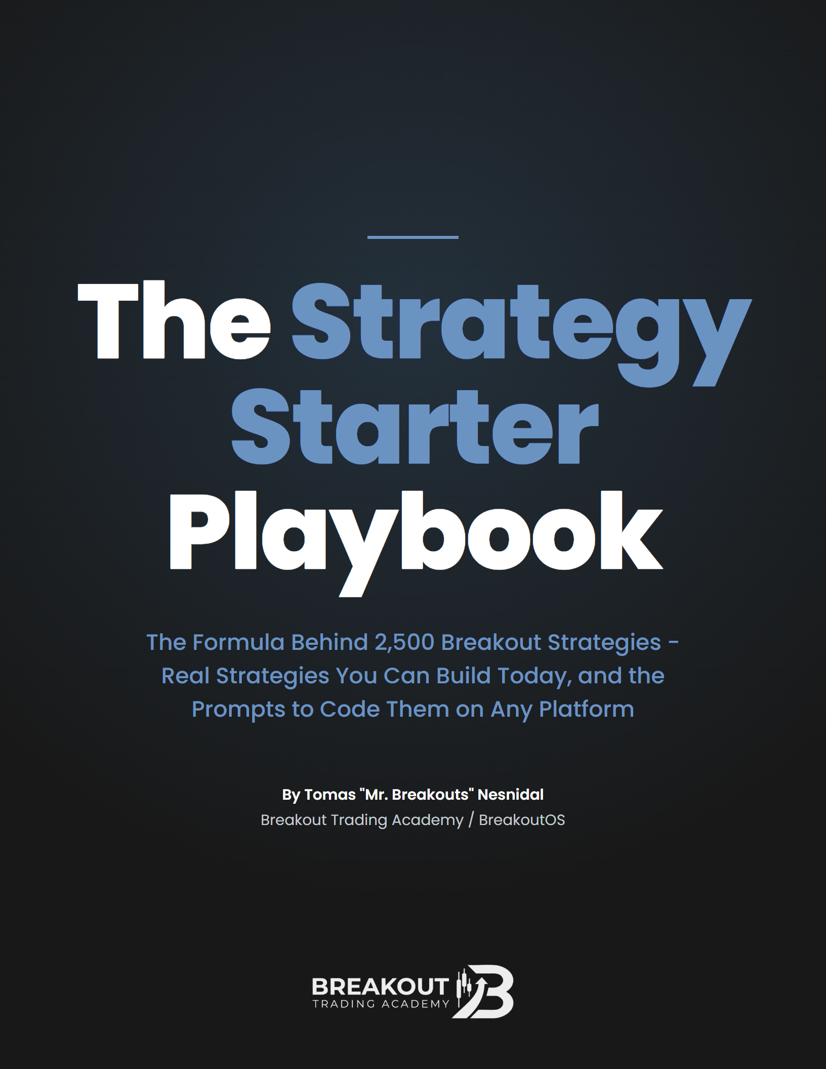 The Strategy Starter Playbook by Tomas Nesnidal